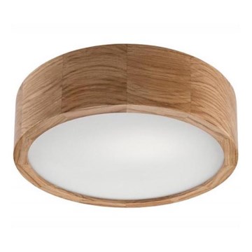 Kattovalaisin OAK 1xE27/60W/230V tammi Ø 27,5 cm