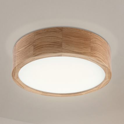 Kattovalaisin OAK 1xE27/60W/230V tammi Ø 27,5 cm
