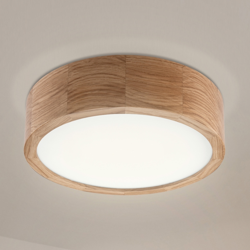 Kattovalaisin OAK 1xE27/60W/230V tammi Ø 27,5 cm