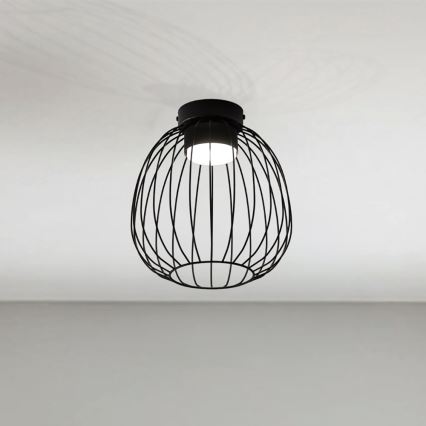 Kattovalaisin OVELLA 1xGX53/10W/230V, halkaisija 25 cm, musta