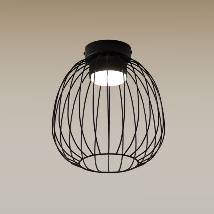 Kattovalaisin OVELLA 1xGX53/10W/230V, halkaisija 25 cm, musta