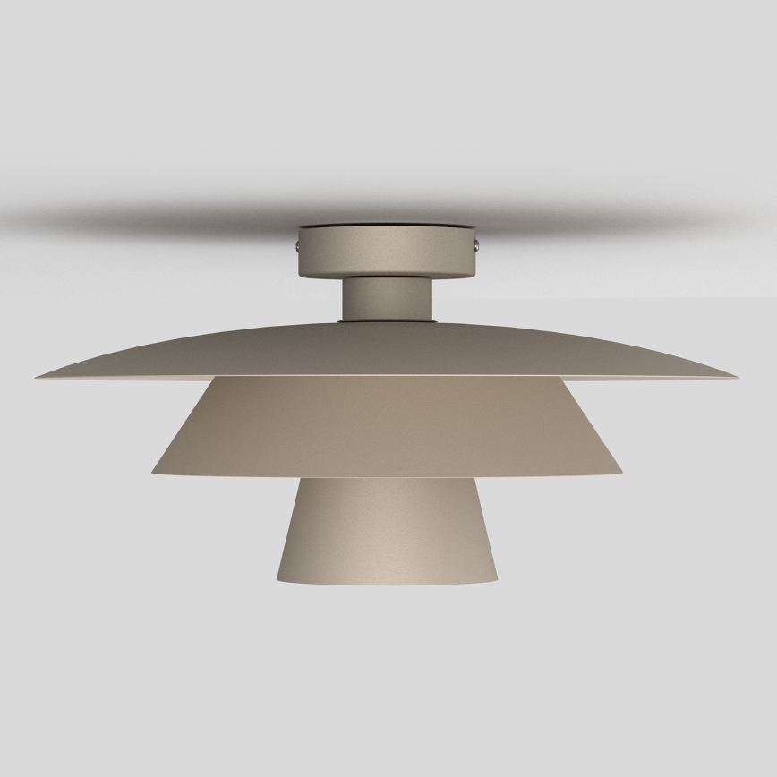 Kattovalaisin PLATO 1xE27/15W/230V, halkaisija 32 cm, beige