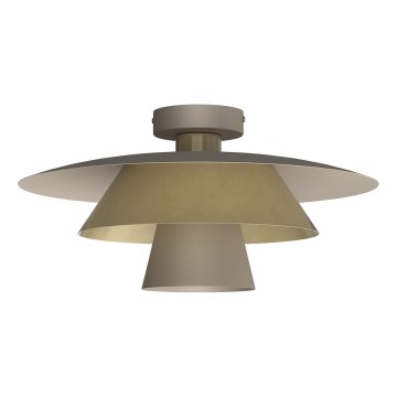 Kattovalaisin PLATO 1xE27/15W/230V halkaisija 32 cm beige/kulta