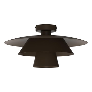 Kattovalaisin PLATO 1xE27/15W/230V, halkaisija 32 cm, ruskea