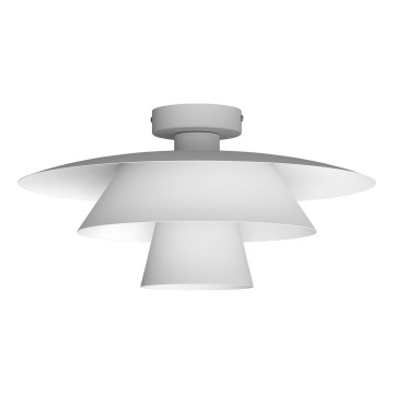 Kattovalaisin PLATO 1xE27/15W/230V, halkaisija 32 cm, valkoinen