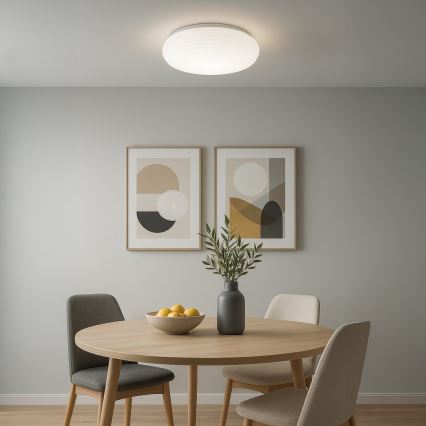 Kattovalaisin PULSO 3xE27/15W/230V halkaisija 42 cm valkoinen