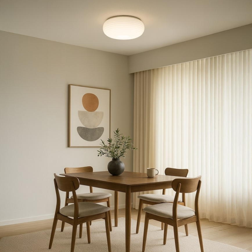 Kattovalaisin PULSO 3xE27/15W/230V halkaisija 42 cm valkoinen