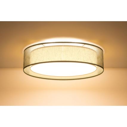 Kattovalaisin PURO 2xE27/40W/230V Ø 50 cm, vihreä