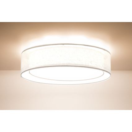 Kattovalaisin PURO 2xE27/40W/230V, Ø 60 cm, valkoinen