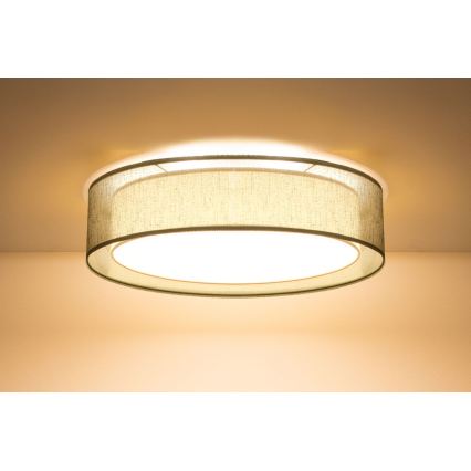 Kattovalaisin PURO 2xE27/40W/230V Ø 60 cm vihreä