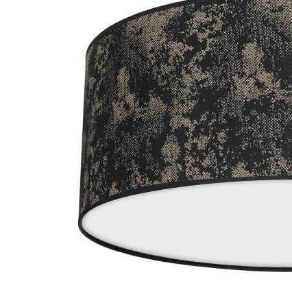 Kattovalaisin SATINO 2xE27/60W/230V musta/kulta