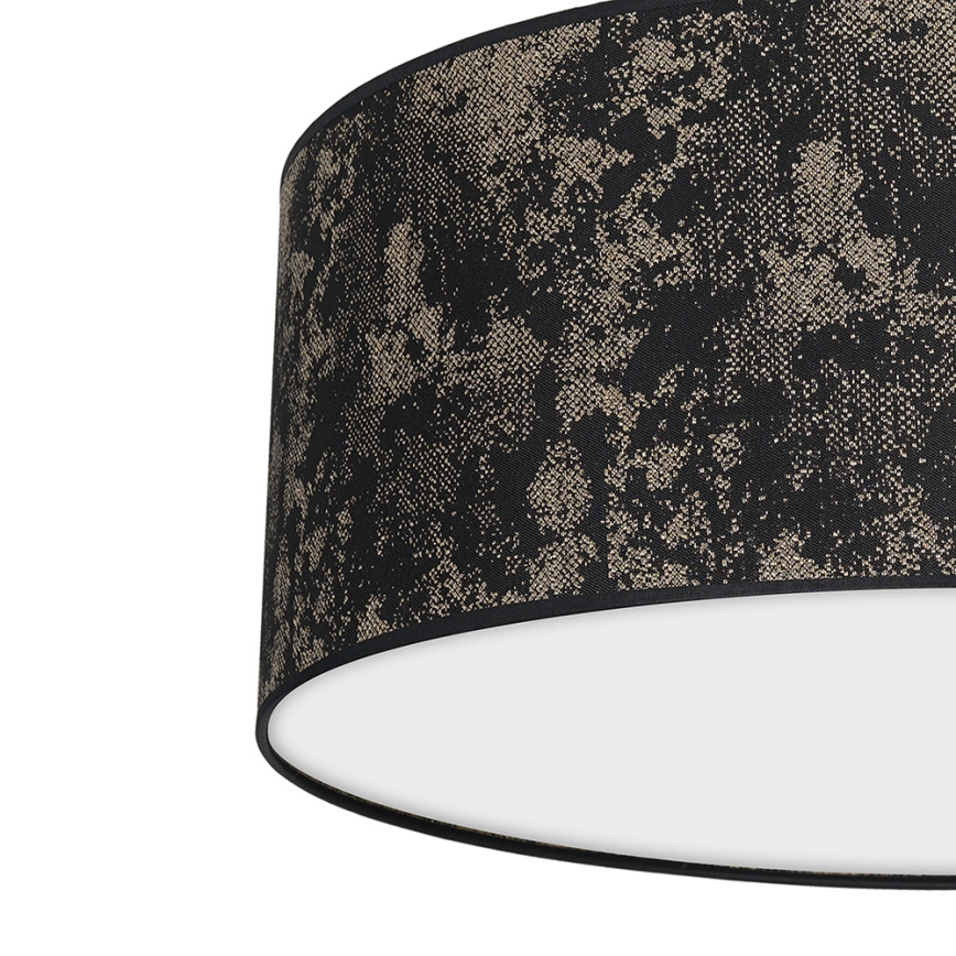 Kattovalaisin SATINO 2xE27/60W/230V musta/kulta