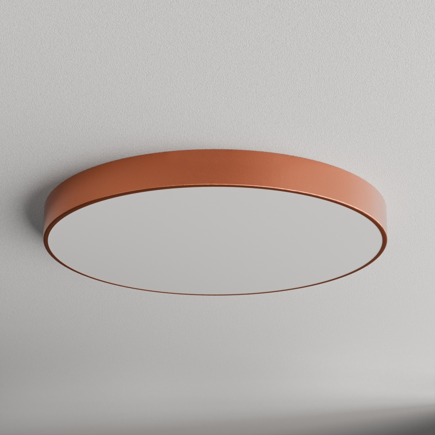 CLEO-kattovalaisin liike- ja hämäräanturilla, 6xE27/24W/230V, halkaisija 80 cm, kuparinvärinen
