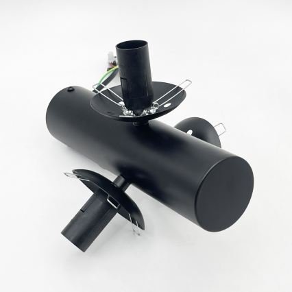 Kattovalaisin SFERIO 3xE14/5W/230V musta/läpinäkyvä