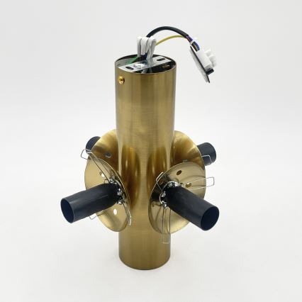 Kattovalaisin SFERIO 4xE14/5W/230V messinki/savuinen beige
