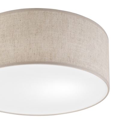 Kattovalaisin SIRJA 1xE27/15W/230V halkaisija 35 cm beige