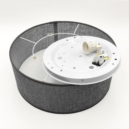 Kattovalaisin SIRJA 1xE27/15W/230V halkaisija 35 cm harmaa