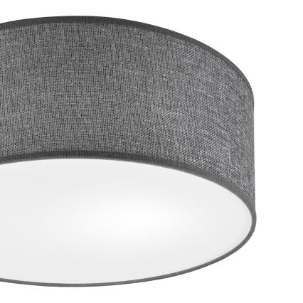 Kattovalaisin SIRJA 1xE27/15W/230V halkaisija 35 cm harmaa