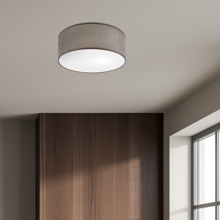 Kattovalaisin SIRJA 1xE27/15W/230V, halkaisija 35 cm, ruskea