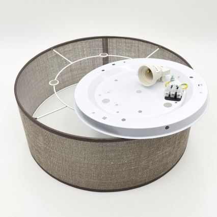 Kattovalaisin SIRJA 1xE27/15W/230V, halkaisija 35 cm, ruskea