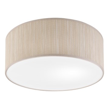 Kattovalaisin SIRJA 1xE27/15W/230V Ø 35 cm beige