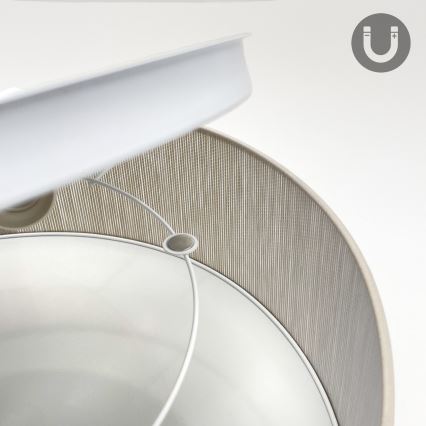 Kattovalaisin SIRJA 2xE27/15W/230V, halkaisija 45 cm, beige