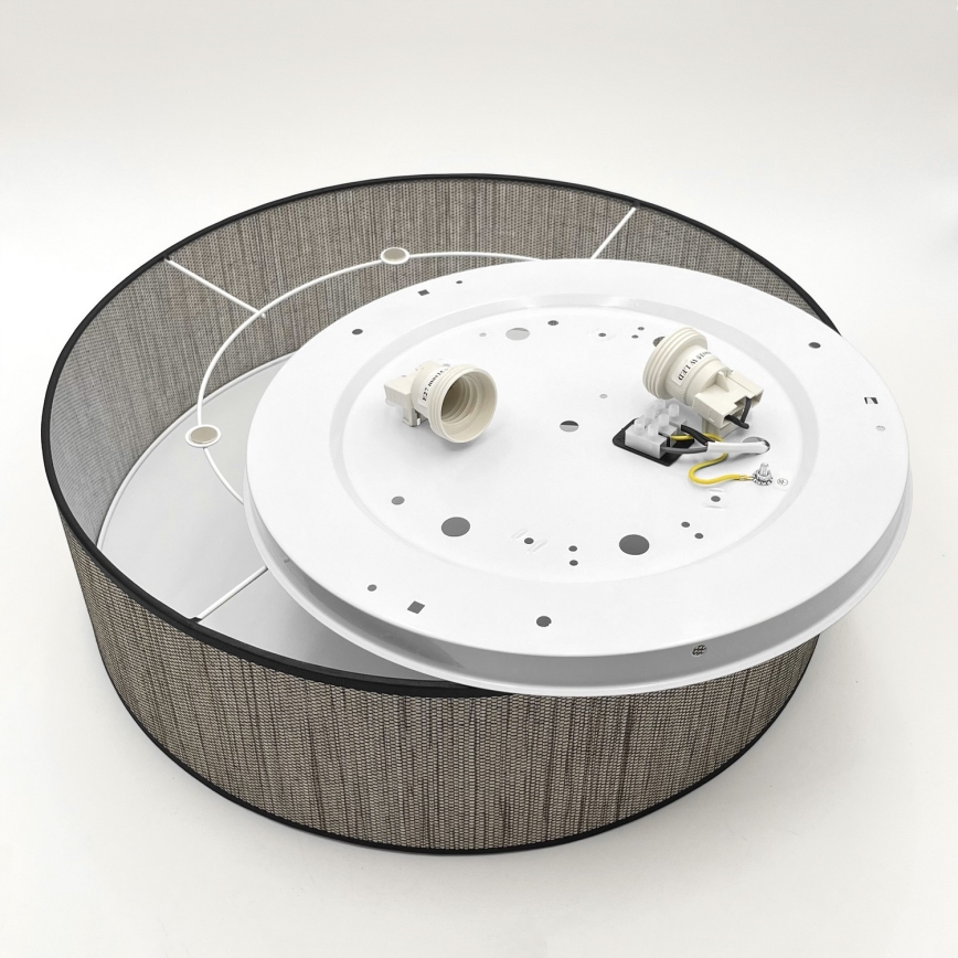 Kattovalaisin SIRJA 2xE27/15W/230V halkaisija 45 cm ruskea