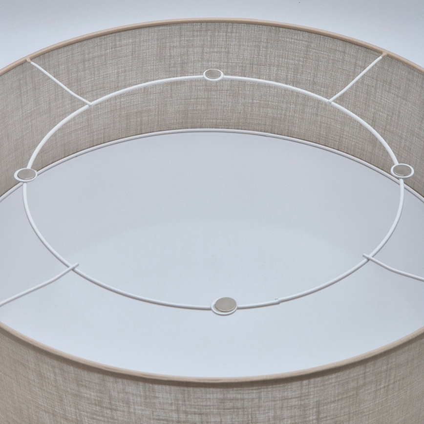 Kattovalaisin SIRJA 2xE27/15W/230V Ø 45 cm beige