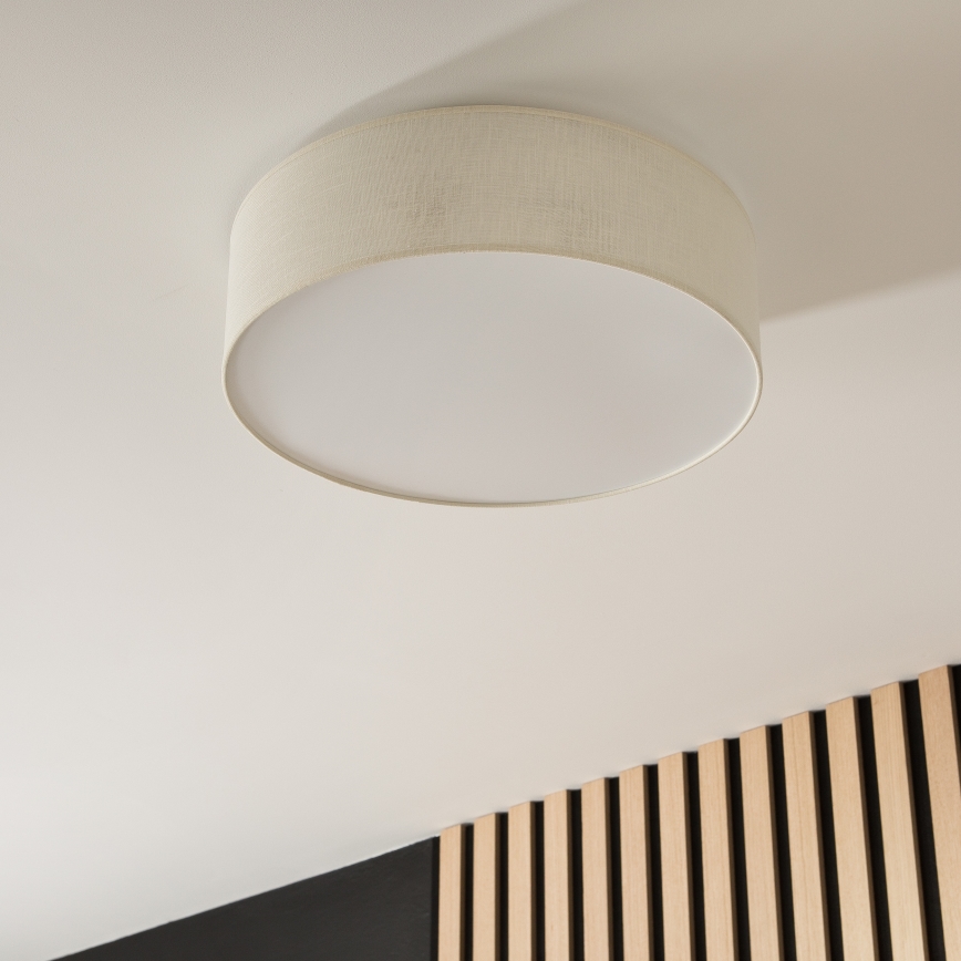 Kattovalaisin SIRJA 2xE27/15W/230V Ø 45 cm kermanvärinen