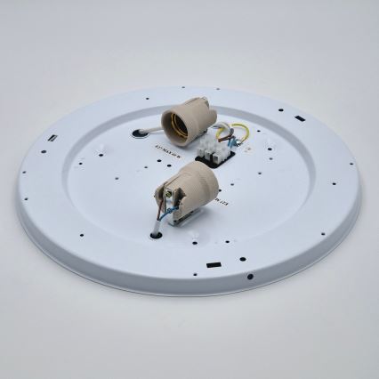 Kattovalaisin SIRJA 2xE27/15W/230V Ø 45 cm kermanvärinen