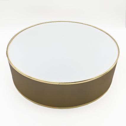 Kattovalaisin SIRJA 2xE27/15W/230V Ø 45 cm ruskea/kultainen