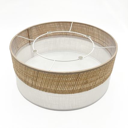 Kattovalaisin SIRJA DOUBLE BOHO 2xE14/15W/230V halkaisija 35 cm beige/valkoinen