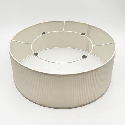 Kattovalaisin SIRJA PLISADO 2xE27/15W/230V Ø 35 cm kermanvärinen