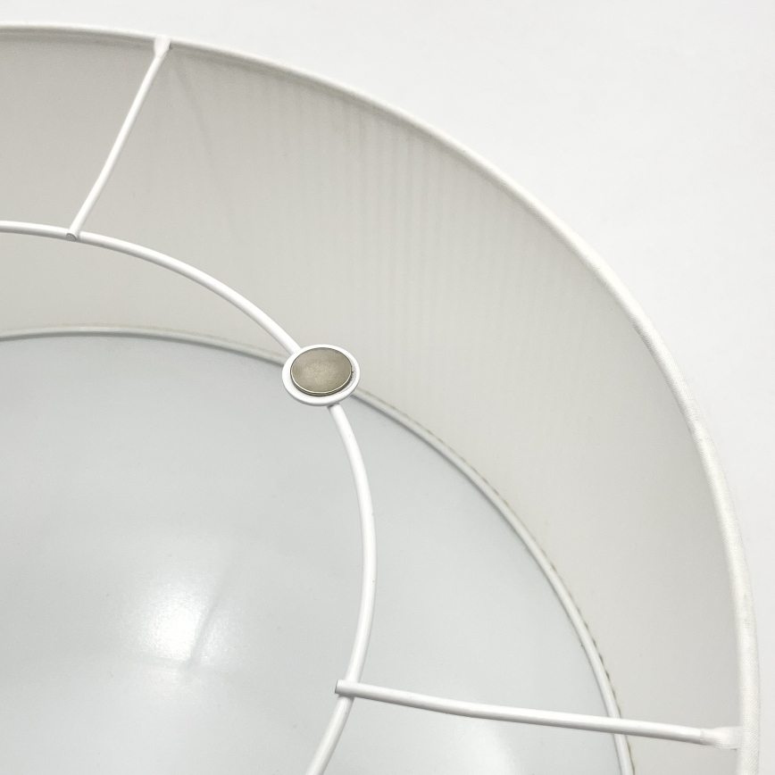 Kattovalaisin SIRJA PLISADO 2xE27/15W/230V Ø 35 cm valkoinen