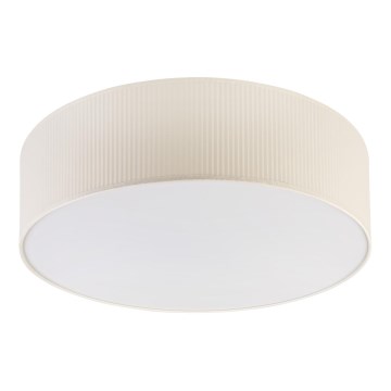 Kattovalaisin SIRJA PLISADO 4xE27/15W/230V, halkaisija 45 cm, kermanvärinen