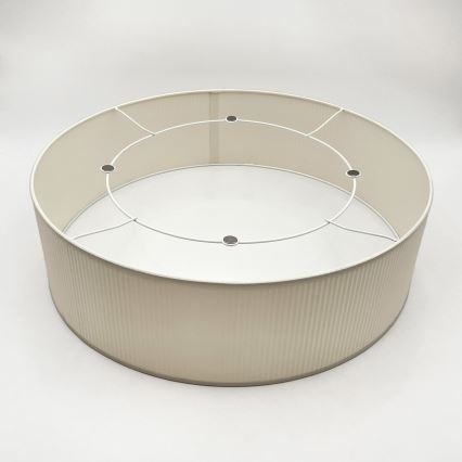 Kattovalaisin SIRJA PLISADO 4xE27/15W/230V, halkaisija 45 cm, kermanvärinen