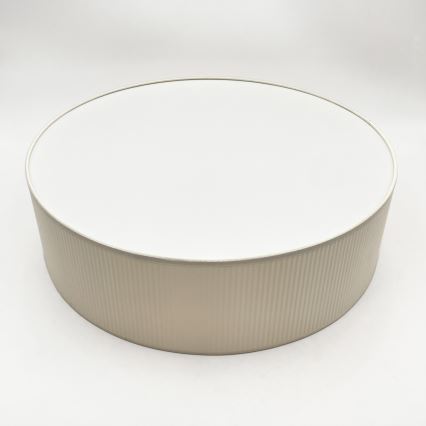 Kattovalaisin SIRJA PLISADO 4xE27/15W/230V, halkaisija 45 cm, kermanvärinen