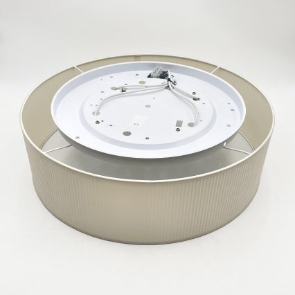 Kattovalaisin SIRJA PLISADO 4xE27/15W/230V, halkaisija 45 cm, kermanvärinen