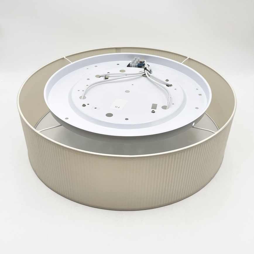 Kattovalaisin SIRJA PLISADO 4xE27/15W/230V, halkaisija 45 cm, kermanvärinen
