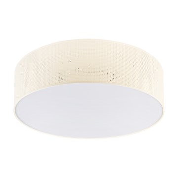 Kattovalaisin SIRJA PLISADO 4xE27/15W/230V, halkaisija 45 cm, kermanvärinen