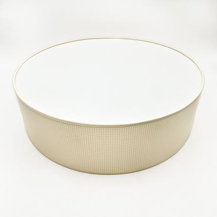 Kattovalaisin SIRJA PLISADO 4xE27/15W/230V, halkaisija 45 cm, kermanvärinen