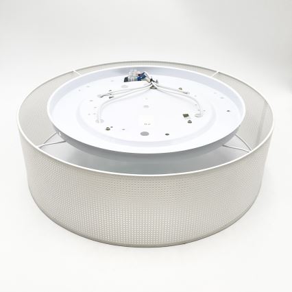 Kattovalaisin SIRJA PLISADO, 4xE27/15W/230V, halkaisija 45 cm, valkoinen
