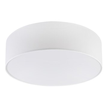 Kattovalaisin SIRJA PLISADO 4xE27/15W/230V, halkaisija 45 cm, valkoinen