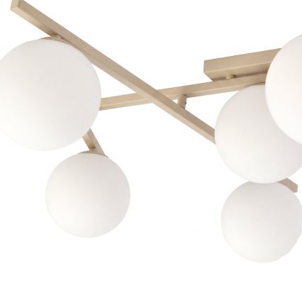Kattovalaisin SMART 5xE14/10W/230V beige/valkoinen