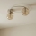 Kattovalaisin SOPRA 2xE14/10W/230V beige/savunbeige