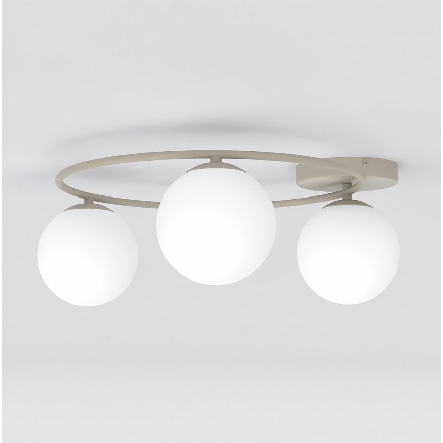 Kattovalaisin SOPRA 3xE14/10W/230V beige/valkoinen