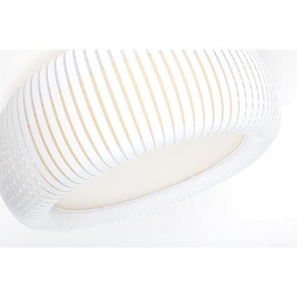 Kattovalaisin STRIPES 2xE27/40W/230V, halkaisija 55 cm, valkoinen/kerma