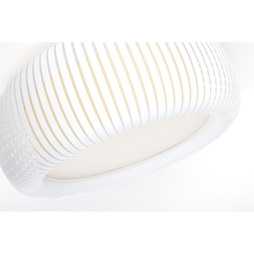 Kattovalaisin STRIPES 2xE27/40W/230V, halkaisija 55 cm, valkoinen/kerma