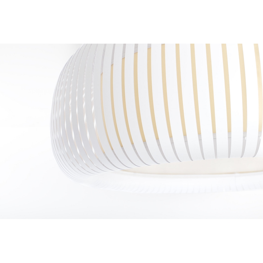 Kattovalaisin STRIPES 2xE27/40W/230V, halkaisija 55 cm, valkoinen/kerma