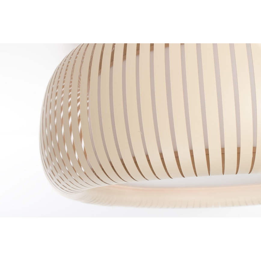 Kattovalaisin STRIPES 2xE27/40W/230V Ø 55 cm kerma/valkoinen